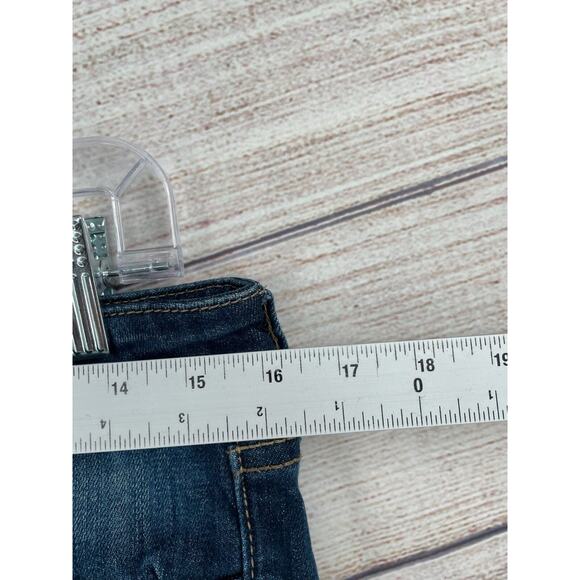 Kut From The Kloth Angie Cropped Skinny Boyfriend Denim Jeans Women's 8 Blue - Picture 11 of 13